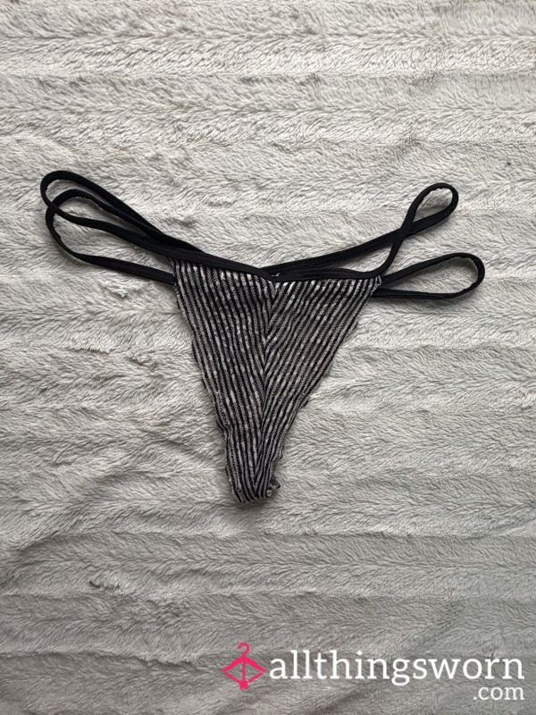 Striped G-string