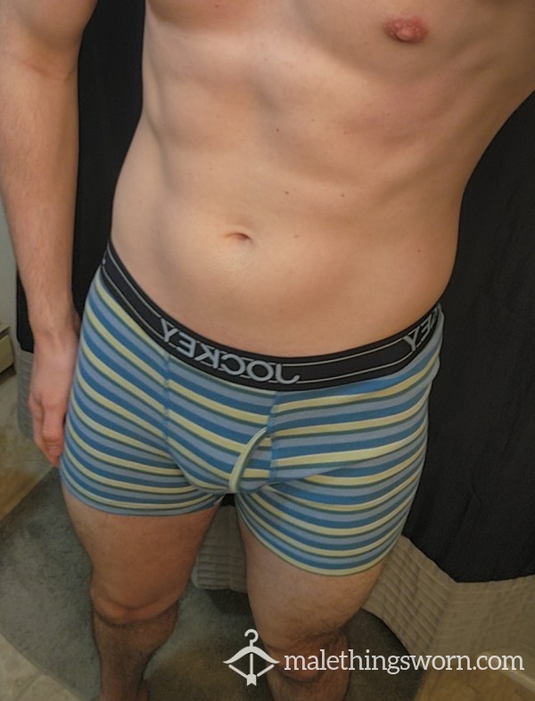 Striped Jockey Boxer Briefs