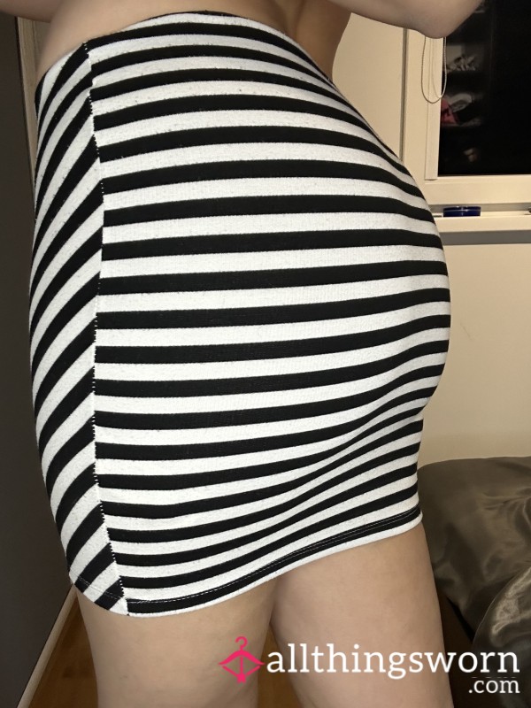 Striped Mini Skirt