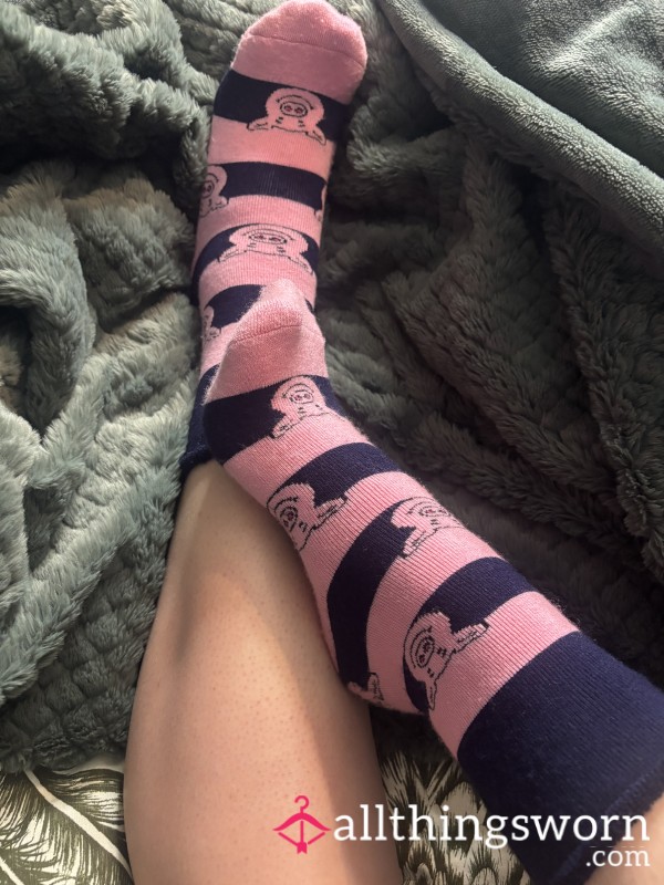 Striped Piggy Socks