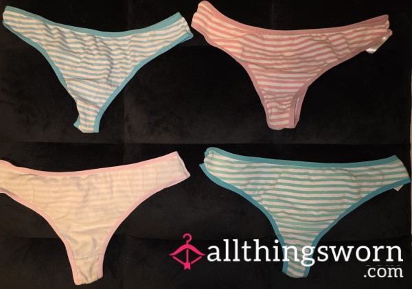 Striped Thongs