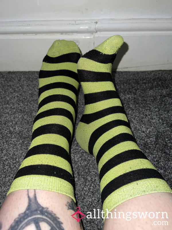 Striped Witch Socks