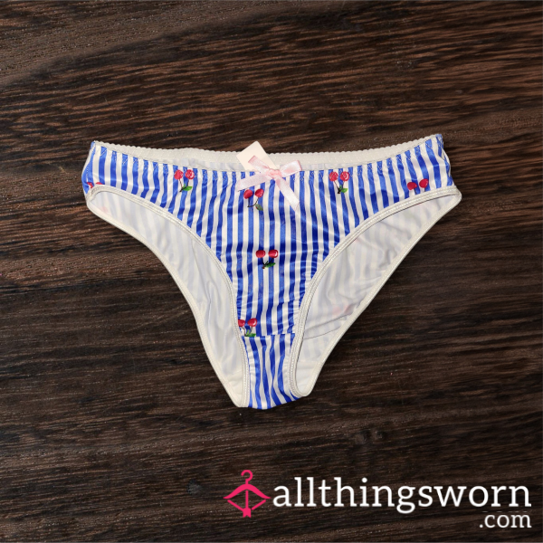 Stripey Cherry 🍒 Panties ~ Custom Wear