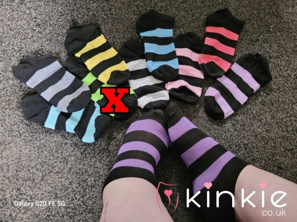 Stripey Coloured Socks £15 🧦
