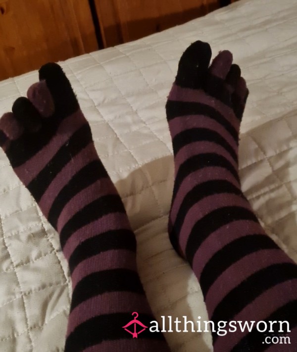 Stripey Toe Socks.....