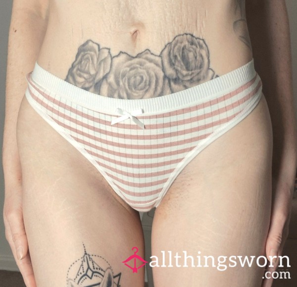 Ribbed Cotton Thong Wear, Personalised To You 🫦