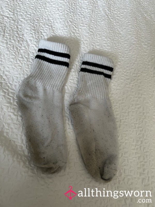 Stripy White Socks🤍