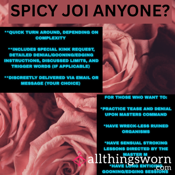 STROKE ONLY ON MASTERS COMMAND | SPICY 🌶️🌶️JOI SESSION