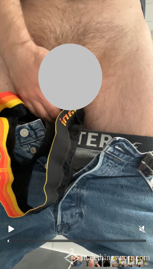 Stroking My Meat With A Thong
