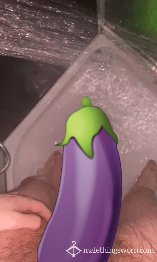 Stroking My Wet And Juicy Uncut C*ck In The Shower
