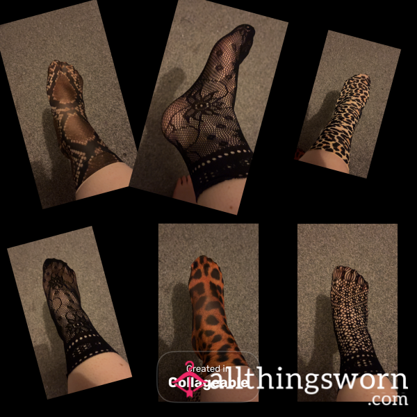 Stunning Animal Print Socks + Stocking Socks