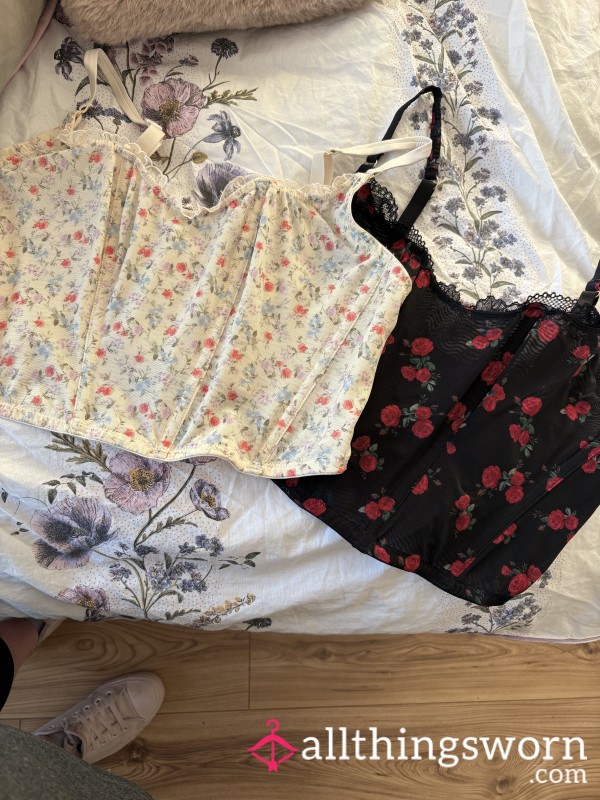 Stunning Worn Corset Tops