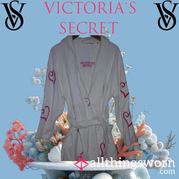 STUNNINGLY RARE RETRO VINTAGE VICTORIA'S SECRET HEART ROBE❤️