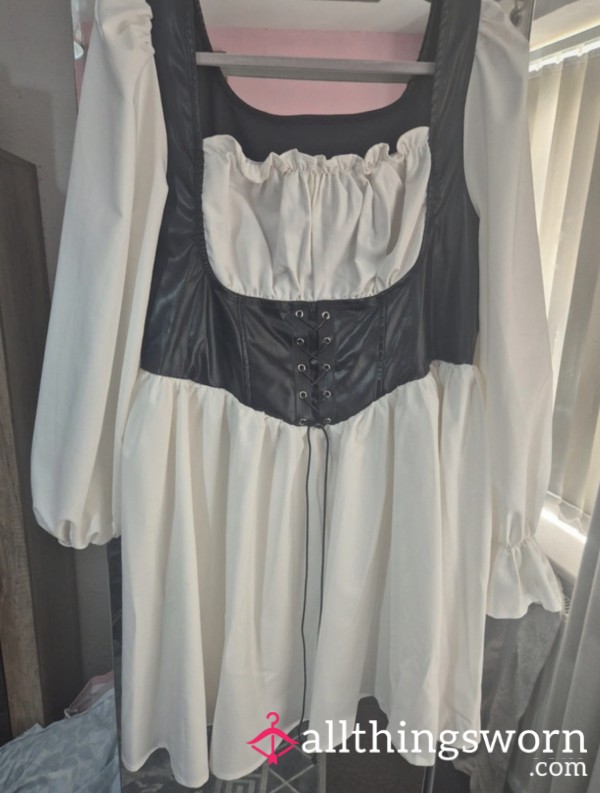 Stupid Sl*tty Wench Maid Outfit Size XL 20-22 🖤🧹🫧 Humilation Sissy Cuck