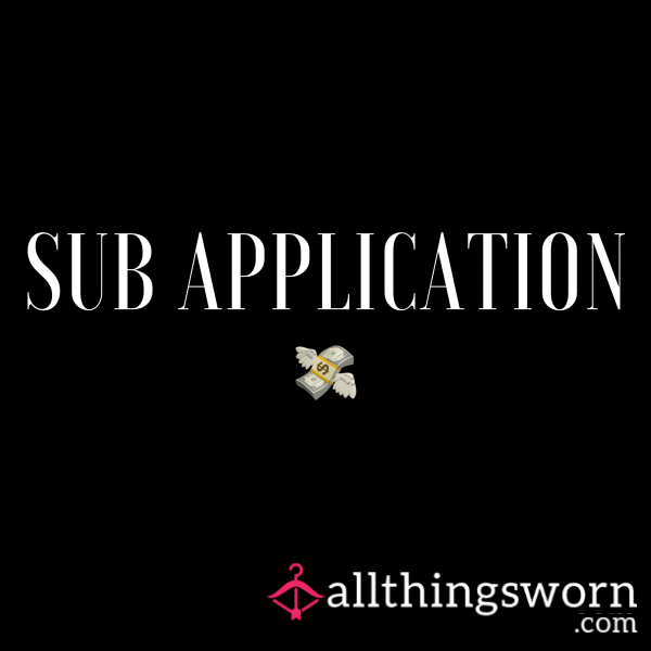 Sub Application 💸