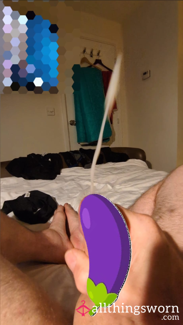 Sub Wank With C*m Shot