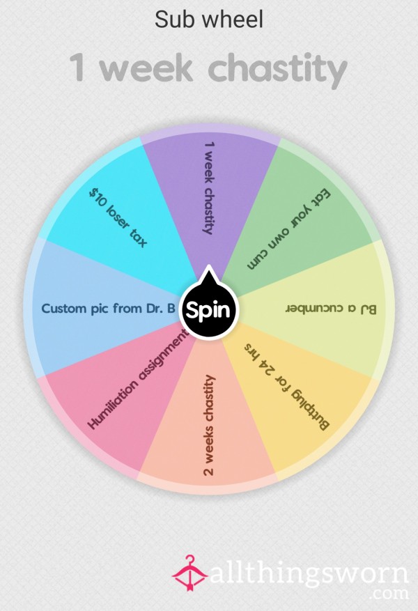 Submission Games:spin The Wheel!