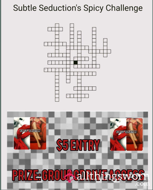 Subtle Seduction: Crossword Puzzle 🌶️
