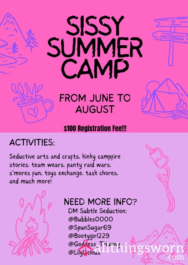 🌞Subtle Seduction: Sissy Summer Camp🌞