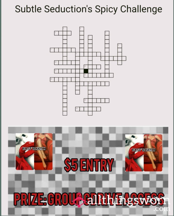 Subtle Seduction Spicy Crossword Challenge