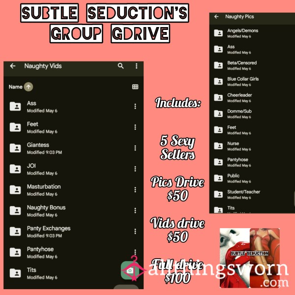 Subtle Seduction's Group Google Drive