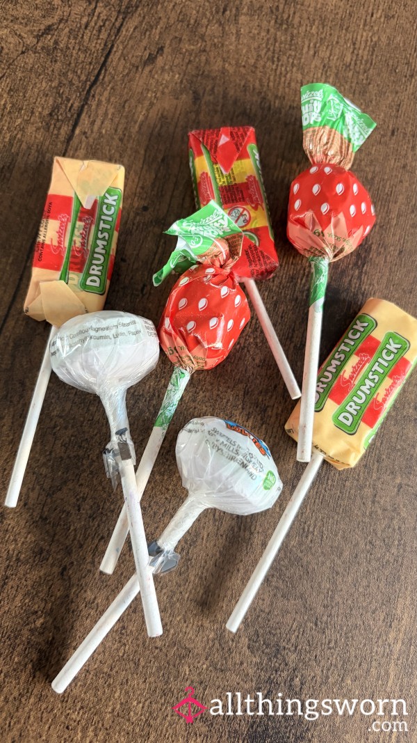 Sucked And Chewed Lollipops.