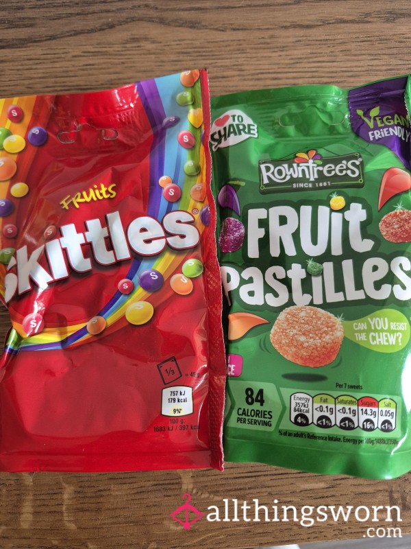 Sucked And Chewed Sweets