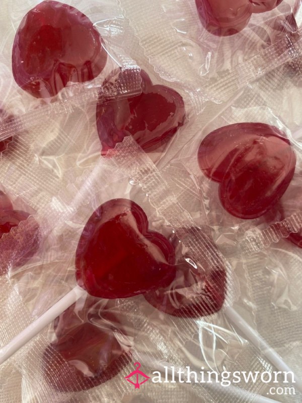 Sucked Heart Lollipop