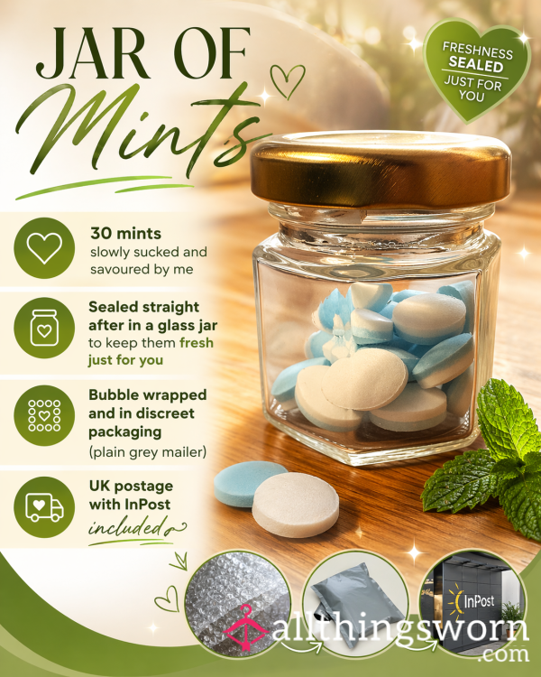 Taste Me On These Pre-sucked Mints | Savoured Just For You 🫦 | Including InPost UK Delivery 📮