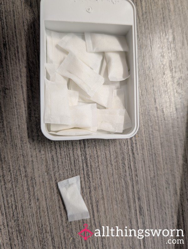 Sucked On Nicotine Pouches