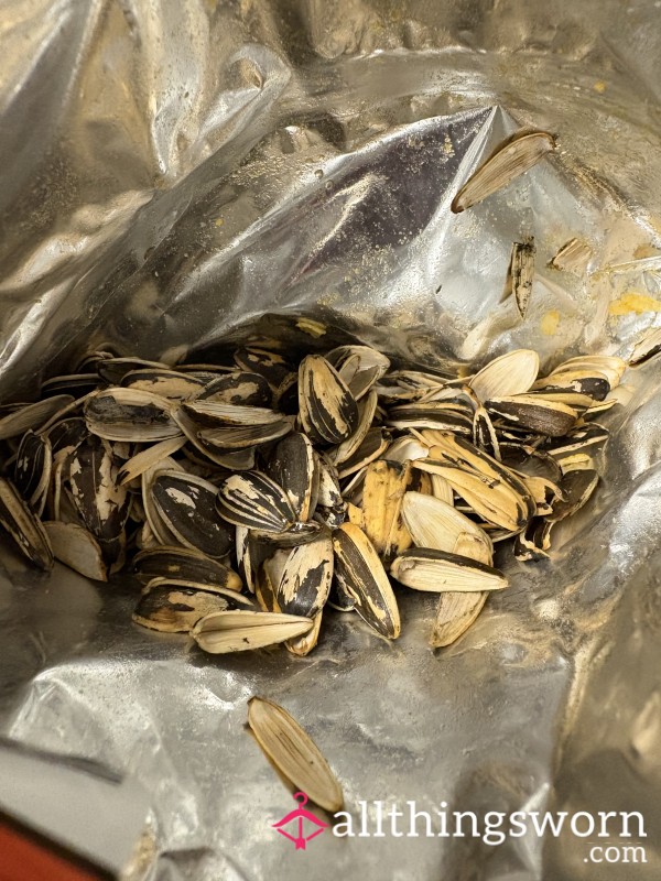 Sucked Sunflower Seed Shells