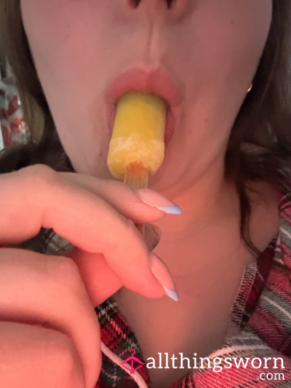 Sucking A Juicy Ice Lolly