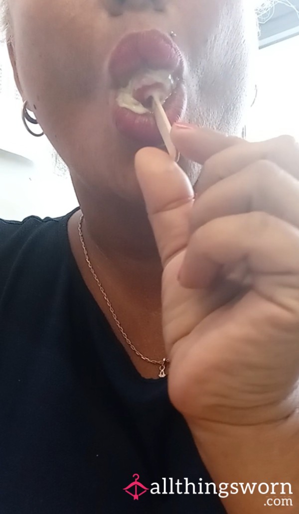 Sucking My Twister🍦while Hidden In Kitchen At Work