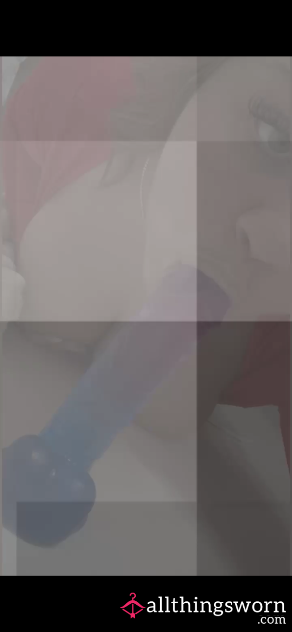 Sucking On A Di**o- With A Pov Of You Looking Down At Me And The Side