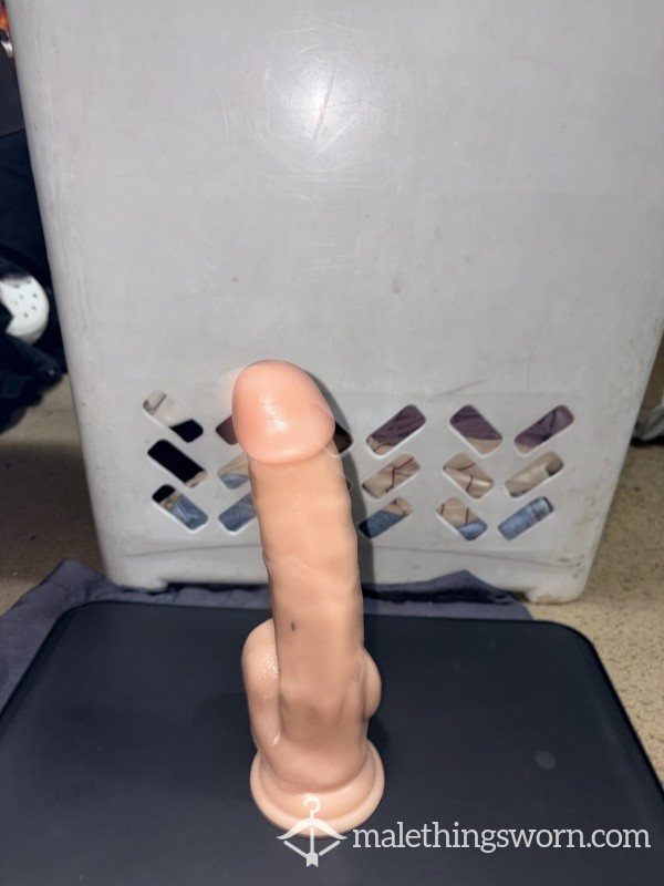Suction Cup Nude Di**o, Heavily Used