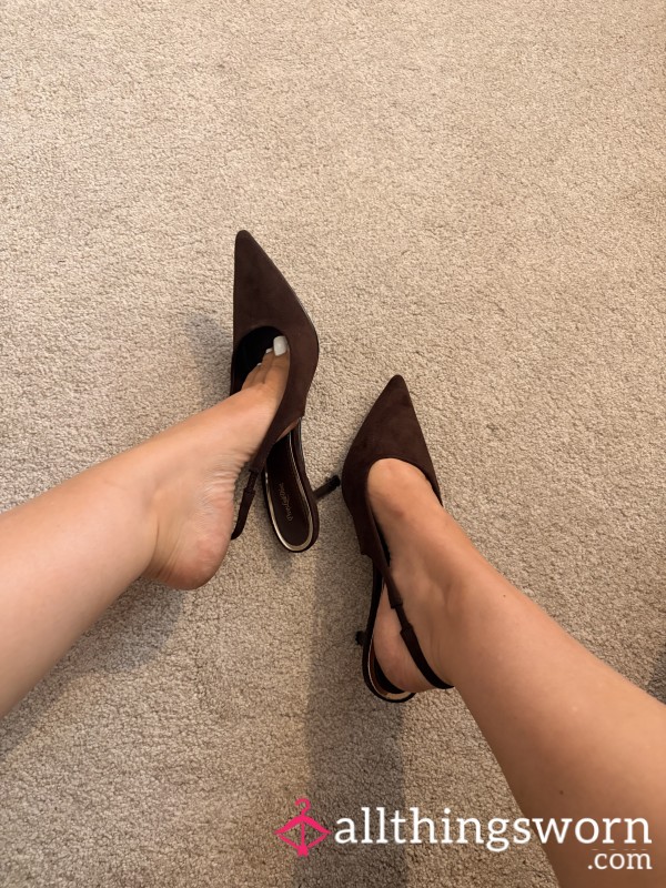 Sued Heels For My Pretty Feet