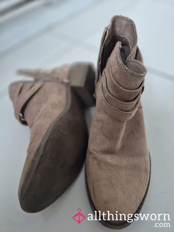 Suede Ankle Boots