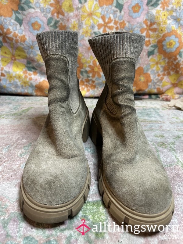 Suede Boots