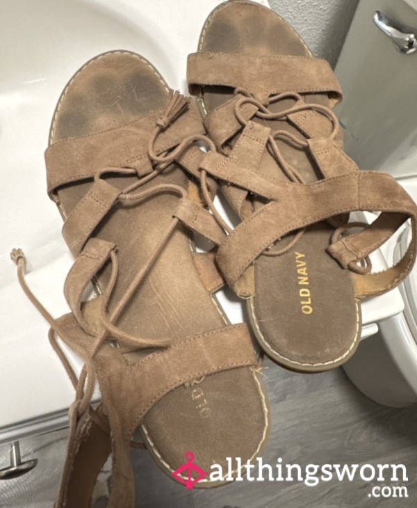 Suede Sandals
