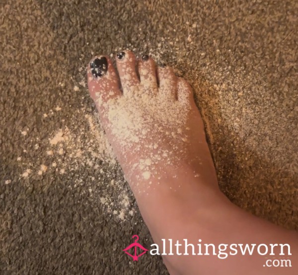Sugar-Dusted Size 3 Soles