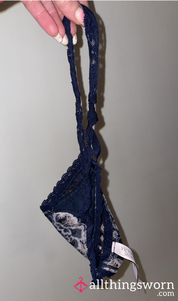 Flower And Lace Thong