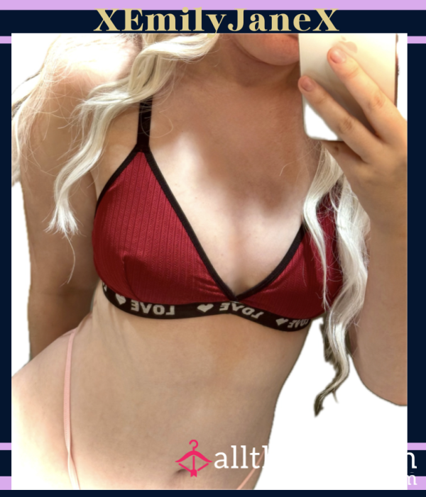 Sultry Red Non-Padded Bra - 2 Days Wear