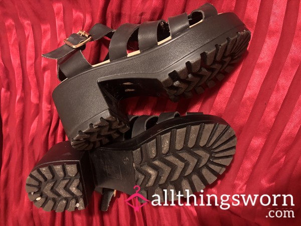 Summer Heels Worn For Three Summers Sweating Around The City And Beaches