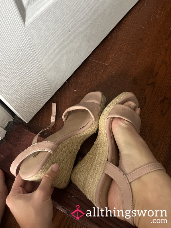 Summer Nude Wedges