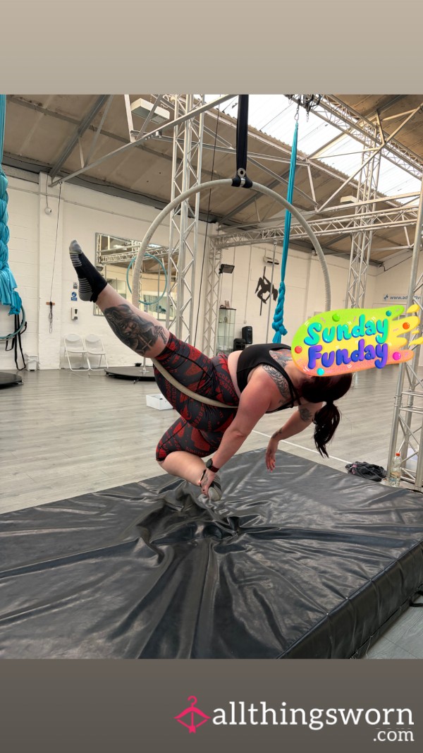 Summon My Sweat: Haunted Ouija Gym Leggings, Used&Drenched By Your BBW Goddess 😈