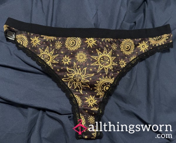 Sun And Moon Boho Style Thong