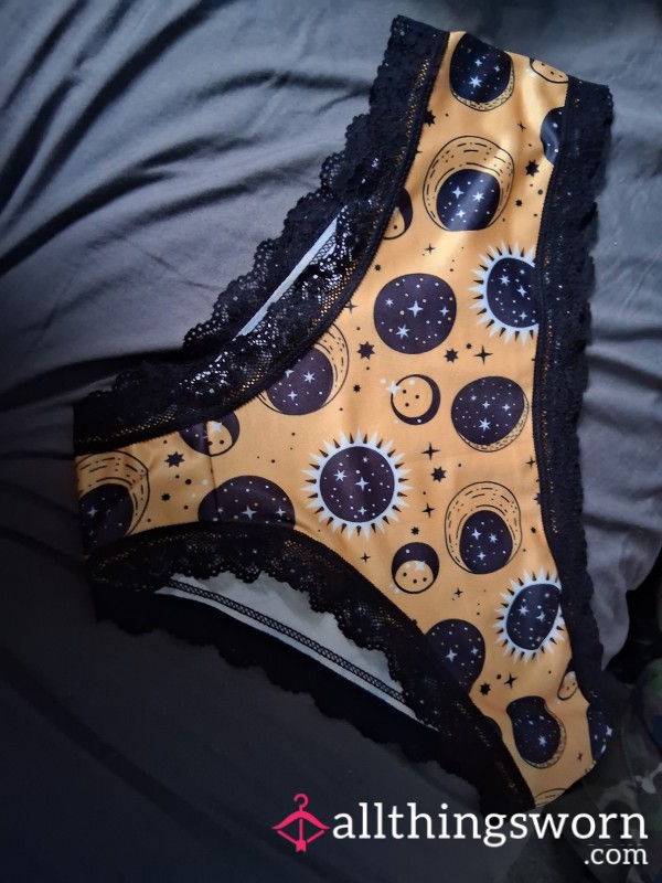 Sun And Moon Orange Panties