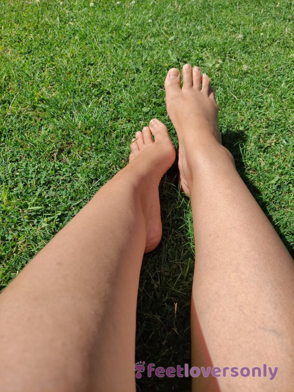 Sun Cream Looks Like You Shot Your Load Over My Feet!