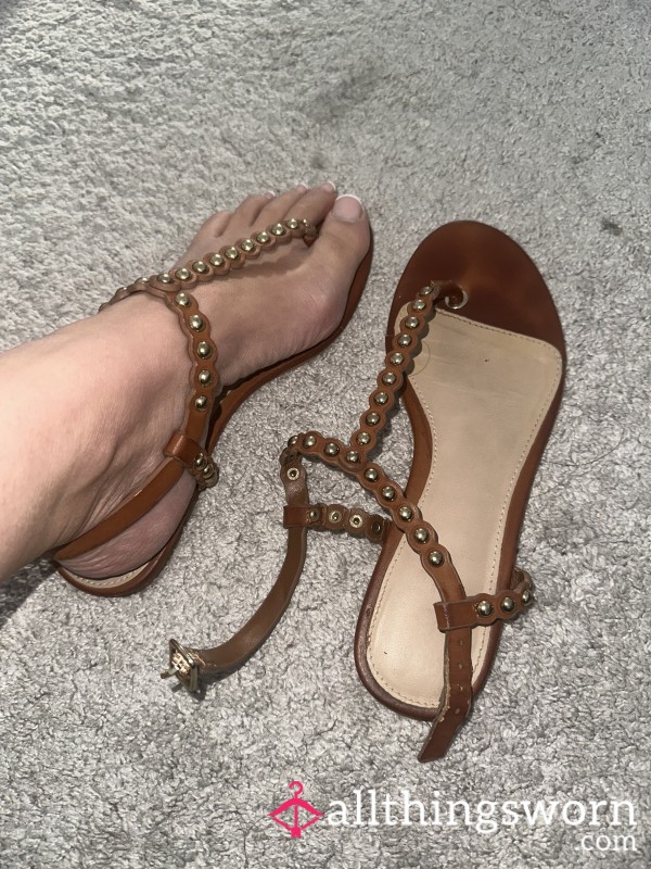 Sun-Drenched, Well-Worn Sandals ☀️