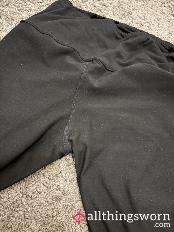 Sun-Soaked, Worn Leggings (No Panties) Gardening All Day